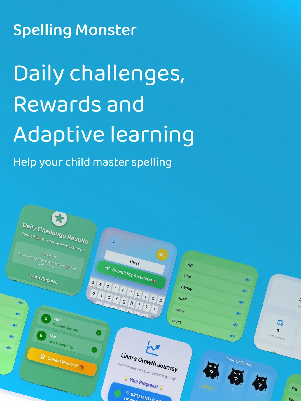 Spelling Monster iPad Screenshot 1