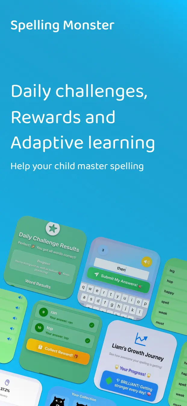 Spelling Monster iPhone Screenshot 1